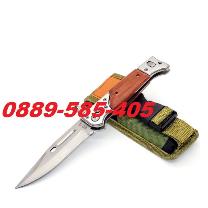 Руски Нож Калашников ножове сгъваем автоматични с калъф - лов риболов
