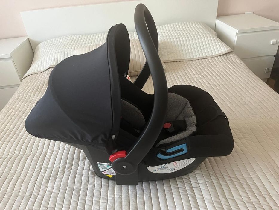 Phil & Teds Столче за кола Alpha (0-13 кг) сив/черен