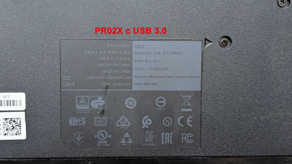 Докинг станция за Dell PR02X PR03X К07А с USB 3.0 + Гаранция