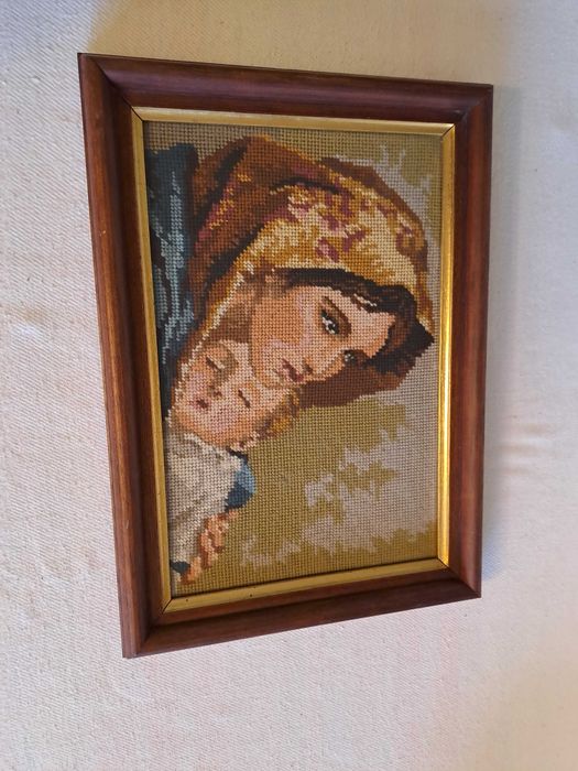 goblen punct mediu rama lemn 35/25