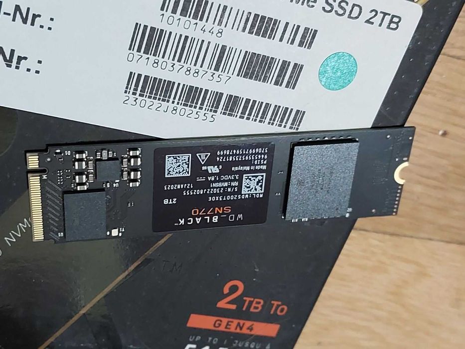 2TB M.2 NVMe WD Black SN770 (НОВ)
