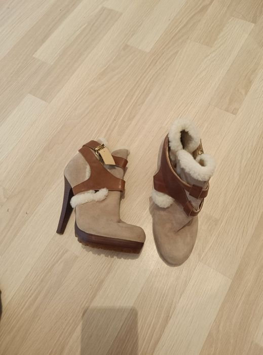 Ботильоны замша натуральная