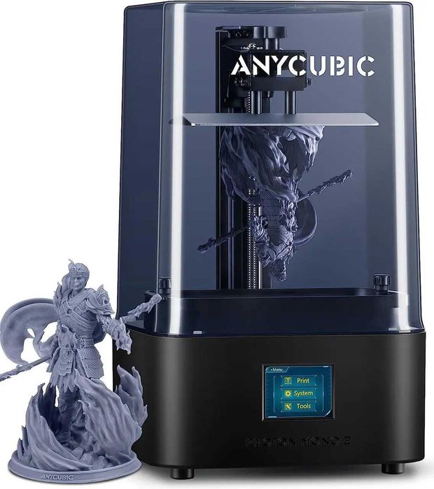 3d resin printer SLA. Смолен принтер