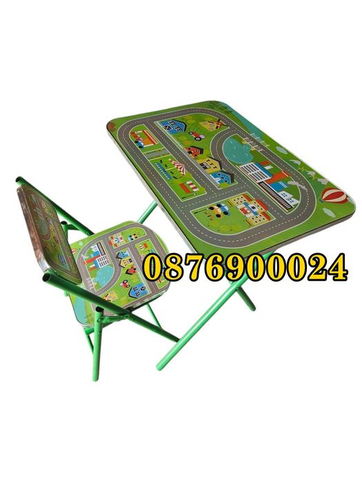 ПРОМО! Детска масичка със столче ПЕПА ПИГ  Маса със стол Pepa Pig