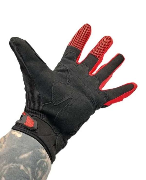 Кросова каска атв очила наколенки с налакътници и ръкавици комплект