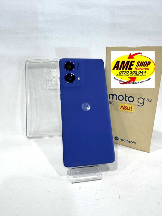 Motorola g85 5G, Cobalt Blue, 256GB/8GB RAM, NOU!