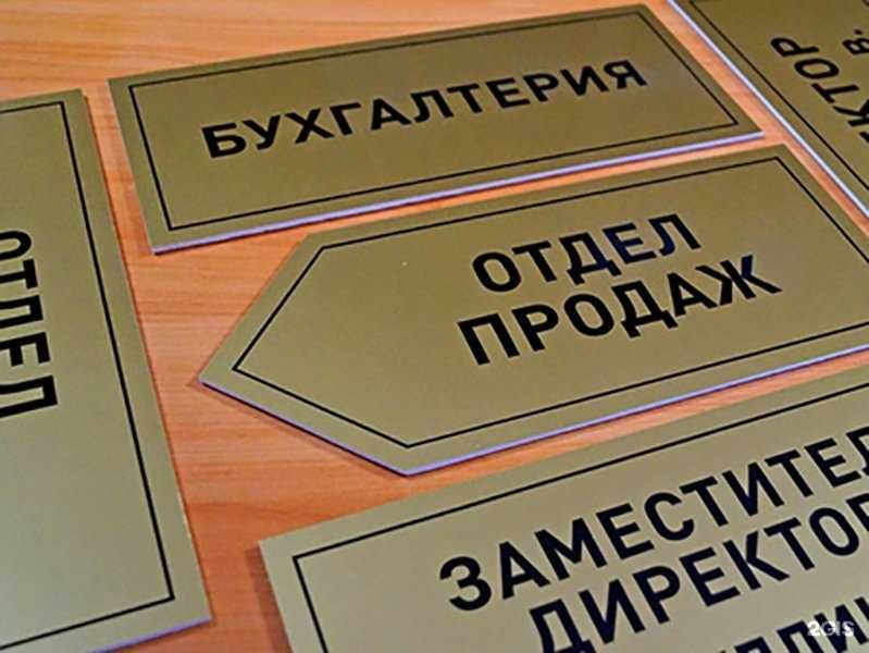 Таблички для офисов