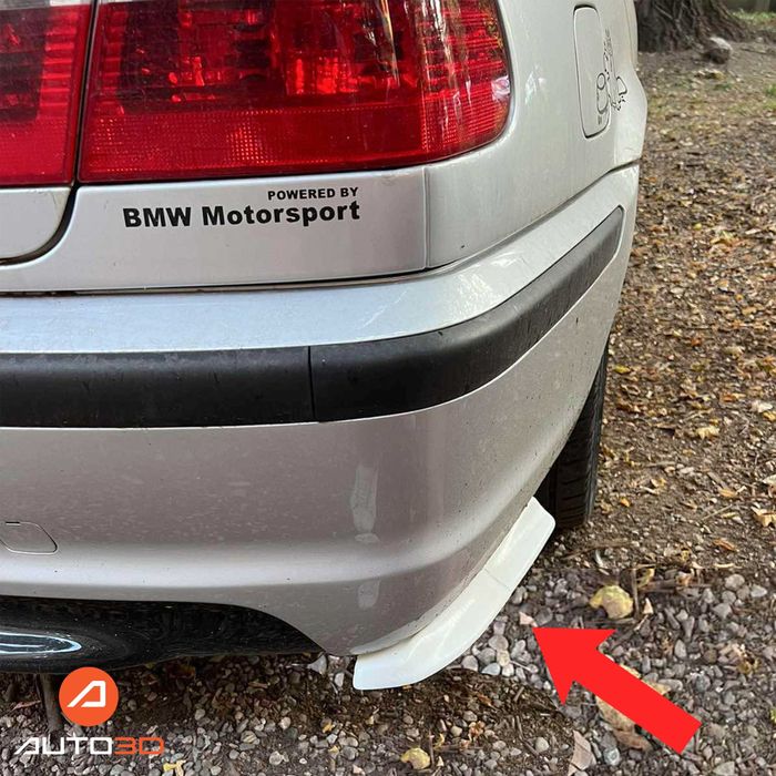 Добавки за задна М-тек броня на BMW E46 / БМВ Е46