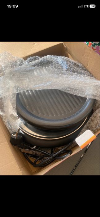 Grill electric Cyclone 2 în 1 (Raclette + Grill), 900W – nou în cutie
