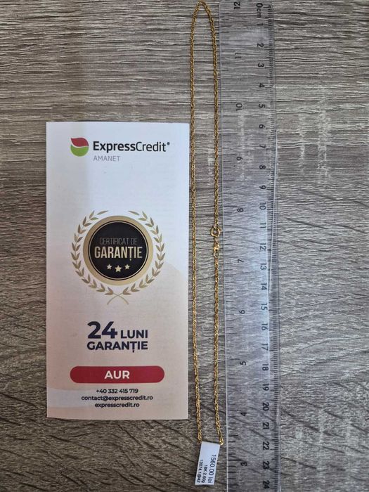 (AG42) Lant aur 18K 2.60g b13074 - Garantie 2 ani!
