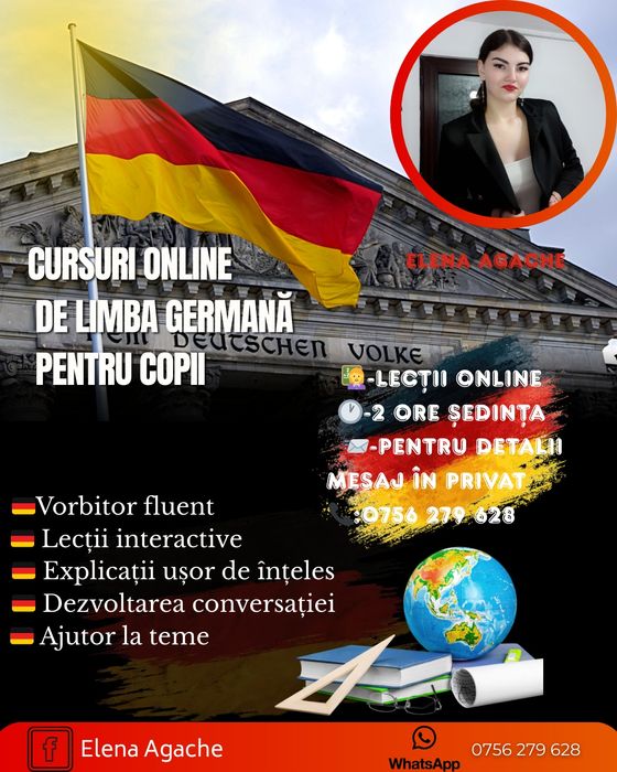 Ofer lecții de limba germană