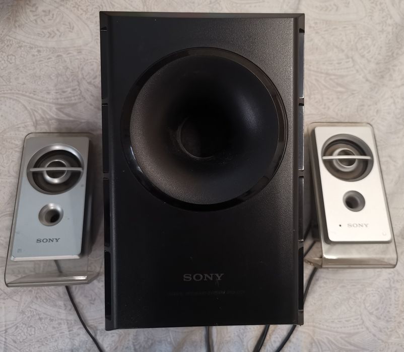 SONY SRS-D21 Тонколони 2+1 за компютър - жични - Кристалед звук и много добър бас!