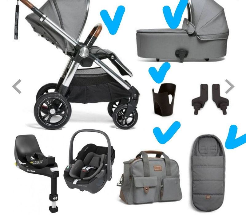 Mamas & Papas Ocarro - Fossil Grey