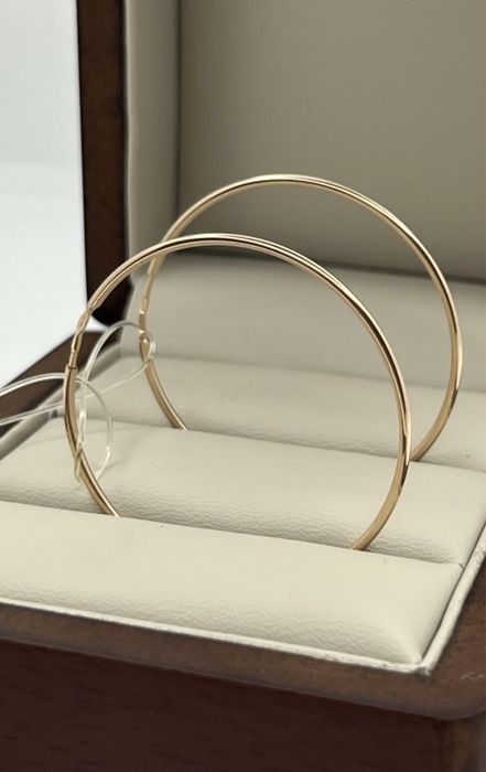 Новые Золотые серьги Конго