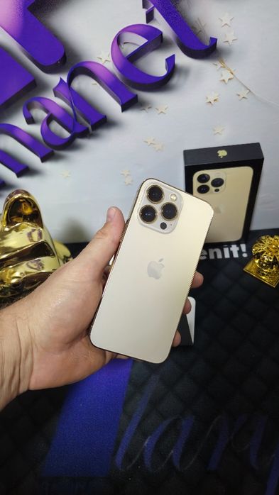 iPhone 13 PRO Gold 256GB Baterie Origilana:75%.Preṭ fix!