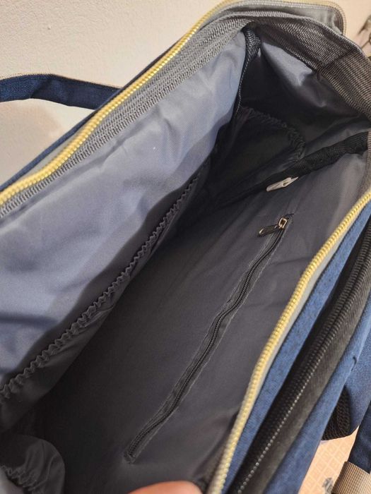Rucsac multifunctional pentru Scutece Bebelusi cu patut pliabil