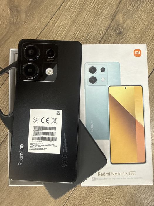 Redmi note 13 5g black 8/256gb Гаранция!Перфектен!