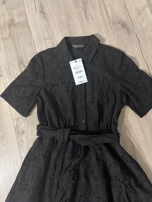 Rochie camasa cu broderie , marimea M