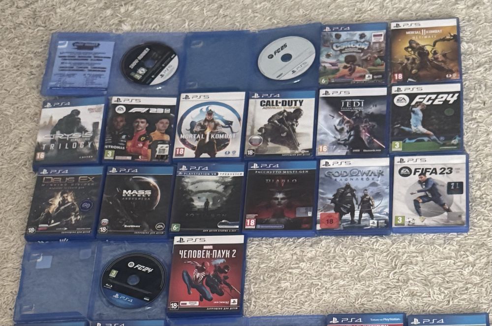 Игры для playstation 4/5, диски ps4/5