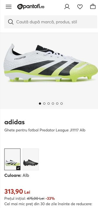Ghete fotbal adidas