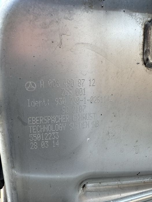 Catalizator complet ACTROS MP4 euro 6