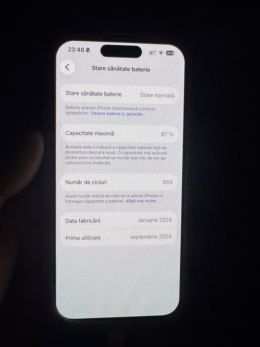 Iphone 15 Pro White Titanium 256 GB