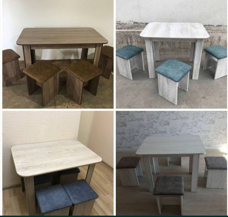 Кухонный стол и табуретки 4