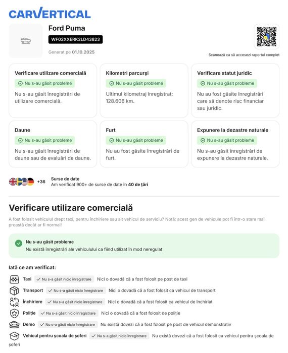 Ford Puma - Titanium - Hybrid - Unic propietar