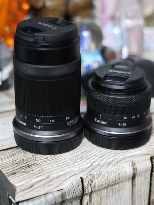 Обективи Canon RF-S 18-45 и RF-S 55-210