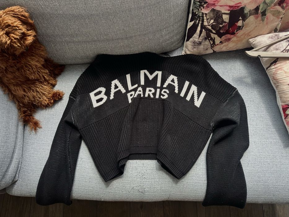 Balmain плетен пуловер