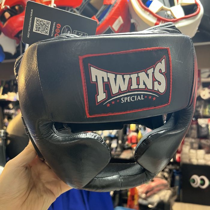 Кожаный Шлем тренировочный Twins