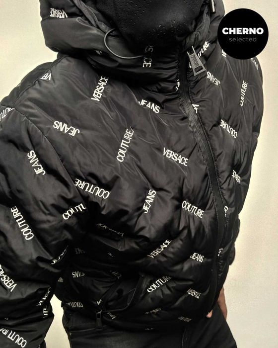 Пухено яке VERSACE JEANS COUTURE Logo-Print Puffer – Резервирано