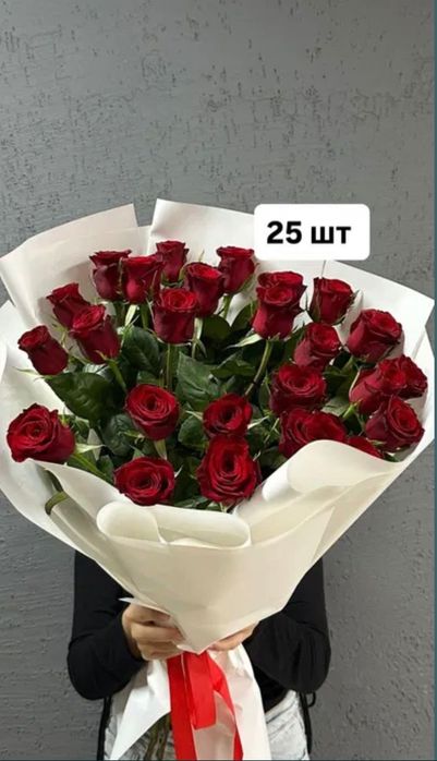 Цветы букеты 101 роза