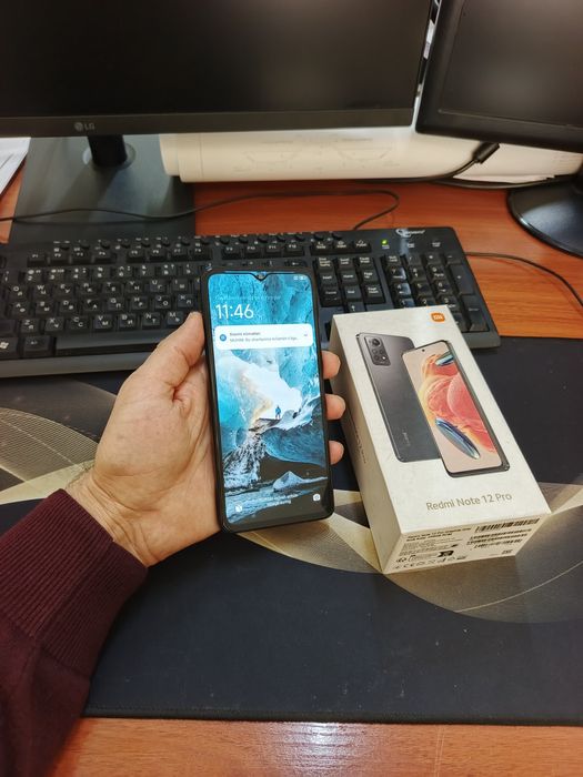 Redmi note 12pro 12/256gb(2024)ideal ochilmagan usta kurmagan