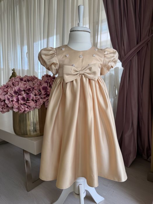 Rochie satin 2-3 ani