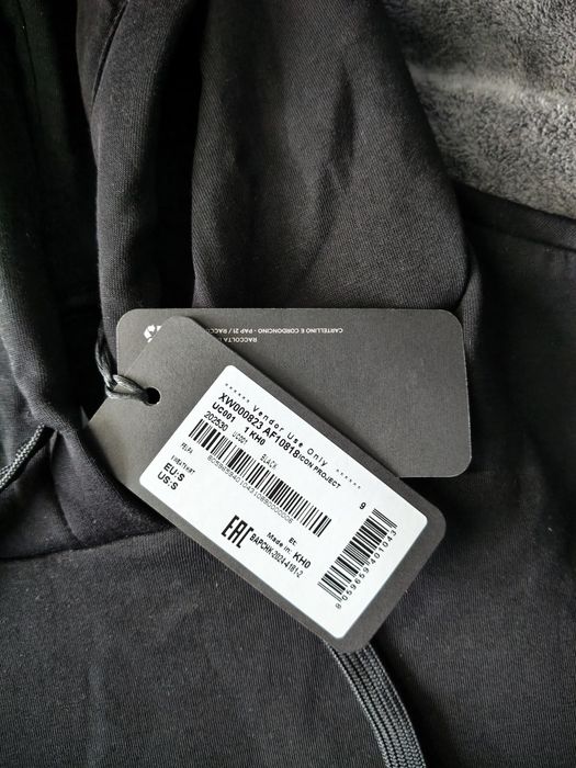 Armani Exchange hanorac unisex negru cu logo brodat mărimea S nou