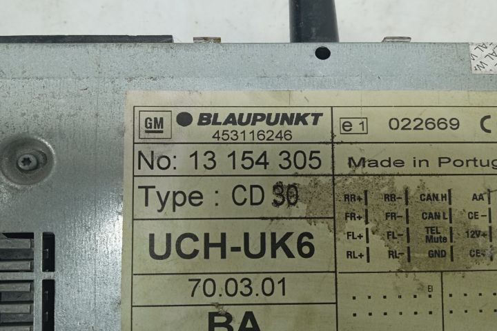 Radio CD 13154305 Opel Astra H  [din 2004 pana  2007] seria