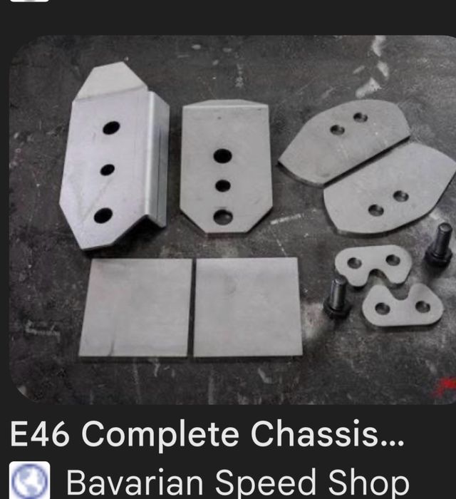 Placi intarire armare sasiu reparatie fisuri ranforsare sasiu bmw e46