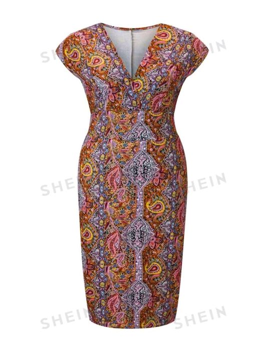 Rochie vară lycra elastica 50-52, 3XL NOUA