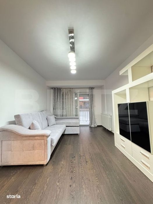 Garsoniera de vanzare, 39 mp + 7 mp balcon, nelocuita, Stejarului