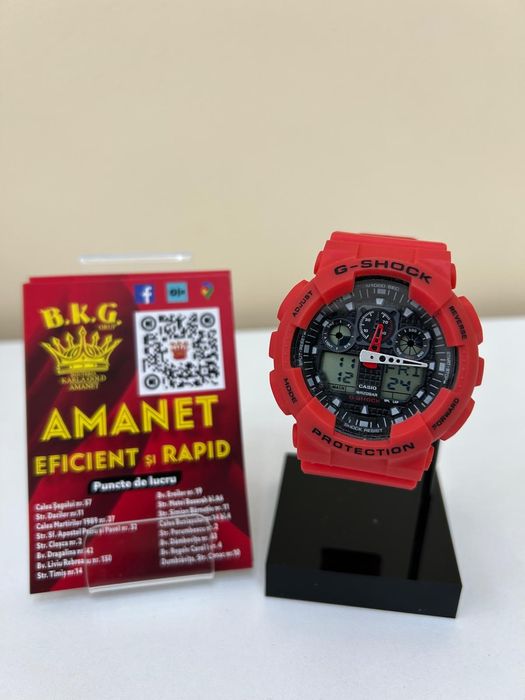 Ceas Casio G-Shock GA-100 Amanet BKG