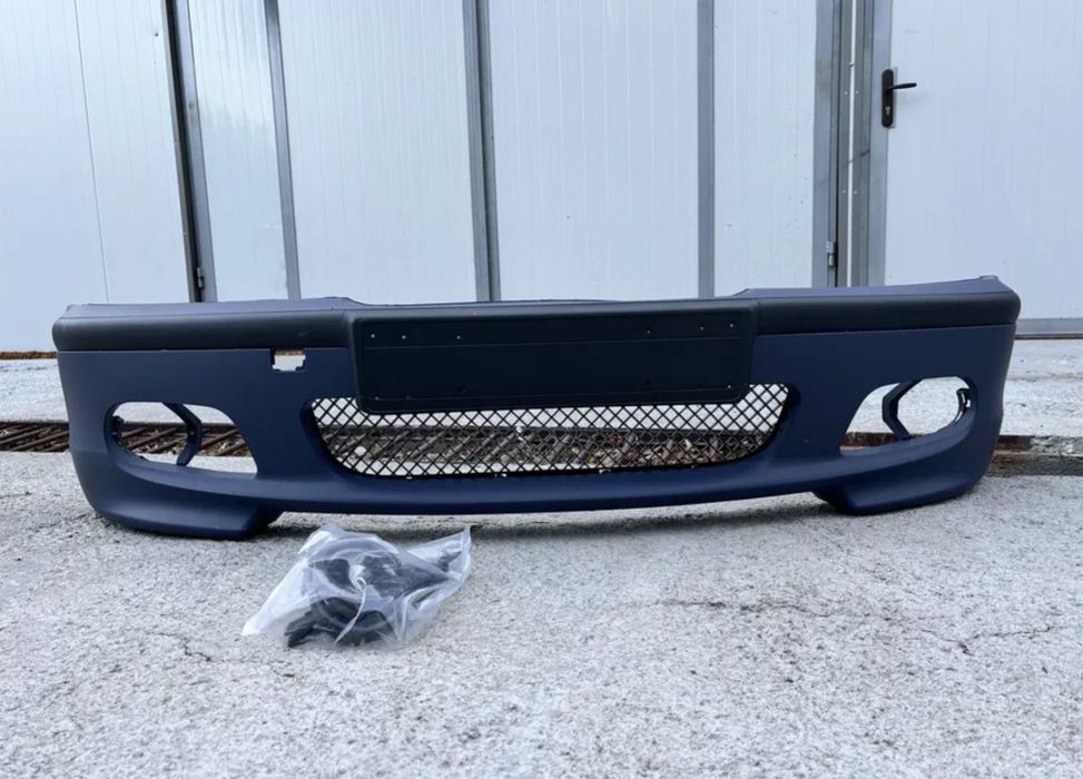 Предна Броня BMW E46 Седан Комби - M-Tech - Грундирана НА СКЛАД!!!