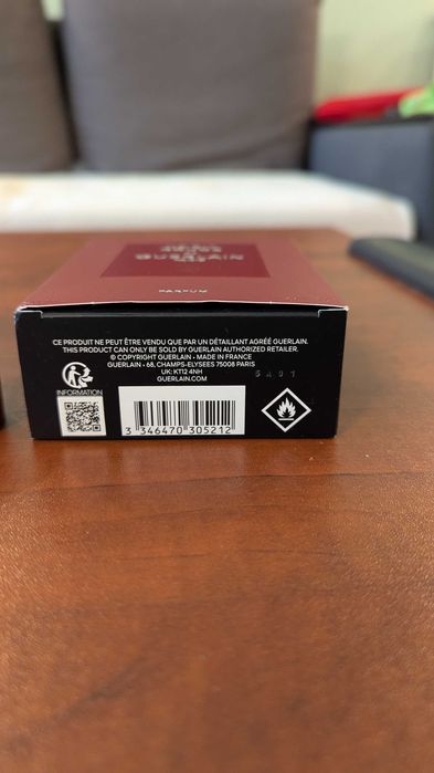 Guerlain Habit Rouge Parfum / Nasomatto Pardon / Nasomatto Baraonda