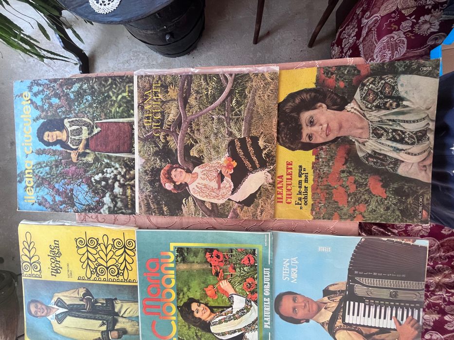 8 discuri vinil muzică populară