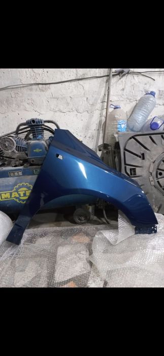 Крыло кобальт синий металик