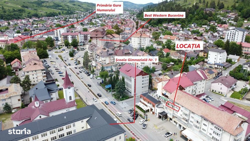 Apartament ultracentral, 2 camere, Gura Humorului, Suceava — fotografia 1