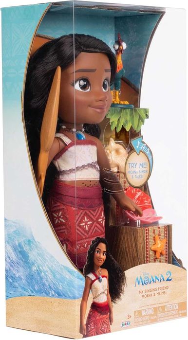 Кукла Disney Moana 2 «Моана: Моя поющая подруга»: и фигурка Хейхей