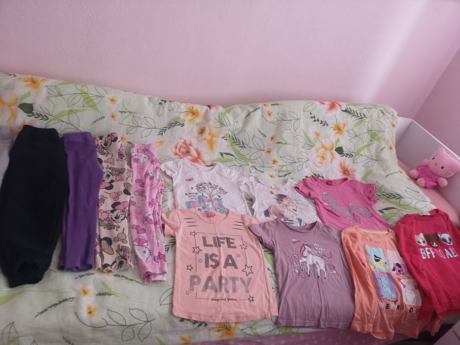 Детски дрешки 110-116 рр за 4-5 г момиче