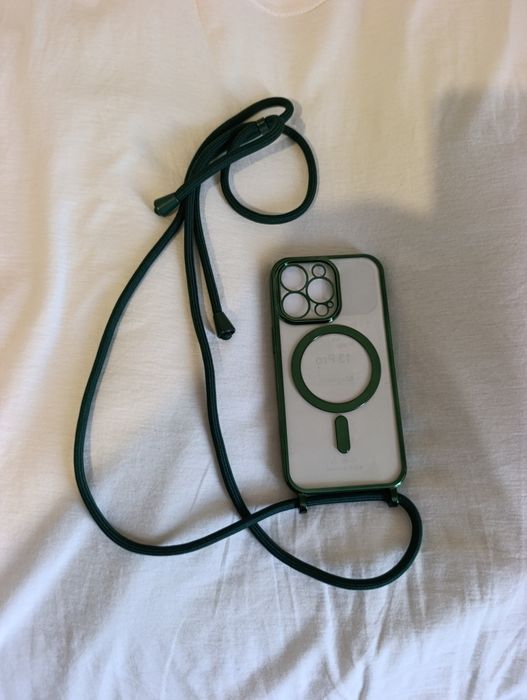 Полиуретанов защитен капак MagSafe, съвместим с  iPhone 14 Pro Max, Mag Cover DeLuxe, Гъвкава термопластична рамка, Повдигнати ръбове,