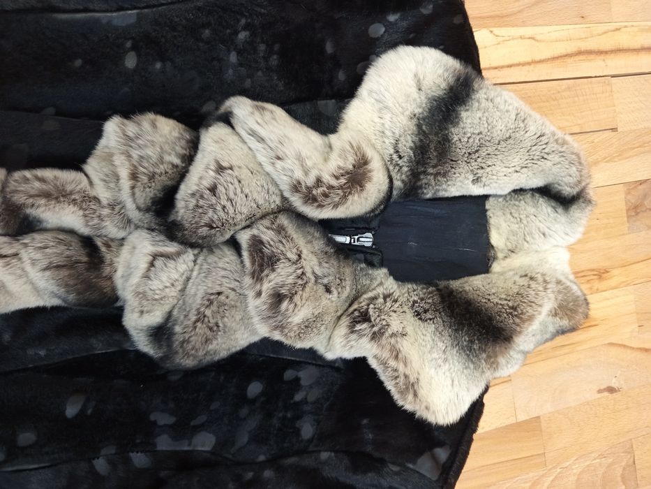 Дамско зимно яке от пони и чинчила, S
